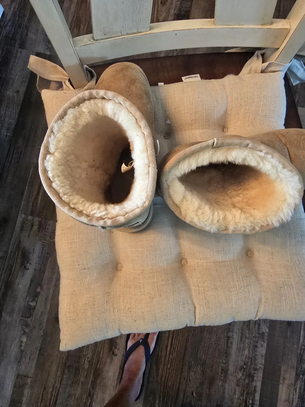 UGG Classic Shearling-Lined Mid Calf Suede Boot - Tan